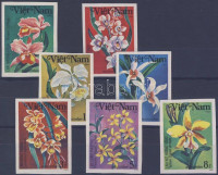 1984 Orchideák vágott sor Mi 1425-1431