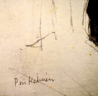Piri Kálmán (1908 - 1983) AKT FOTELBEN