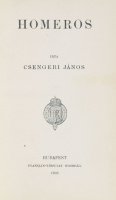 Csengeri János: Homeros