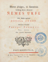[Darrell William] Dorrell Jós[z]ef: Istenes jóságra, és szerentsés bóldog életre oktatott nemes urfi. Irta Ánglus Nyelven - -. Fordította Olaszból Faludi Ferentz.