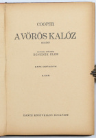 Cooper, James Fenimore: A vörös kalóz