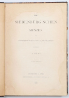 Hess, A[dolph]: Die Siebenbürgischen Münzen des Fürstlich Montenuovo'schen Münzcabinets beschrieben von - -