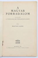 Magyar Lajos: A magyar forradalom. Élmények a forradalom főhadiszállásán.
