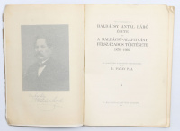 Patay Pál, dr.: Végvezekényi Baldácsy Antal báró élete és a Baldácsy-alapitvány félszázados története 1876-1926. Az alapitványi igazgatóság megbizásából irta: --