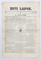 Esti lapok. 1849. június 5-i (2.) szám.