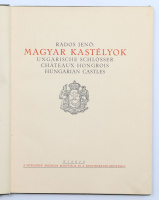 Rados Jenő: Magyar kastélyok Ungarische Schlösser. Châteaux hongrois. Hungarian Castles.