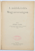 Stern Samu: A zsidókérdés Magyarországon