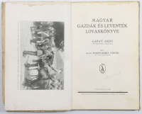 Rudnyánszky Ferenc, Dezseri: Magyar gazdák és leventék lovaskönyve. Garay Ákos rajzaival