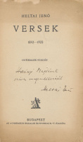 Heltai Jenő: Versek 1892-1923. (Dedikált)