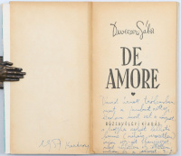Devecseri Gábor: De amore [Esszék, vers.] (Dedikált)