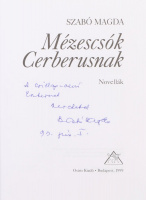 Szabó Magda: Mézescsók Cerberusnak (Dedikált)
